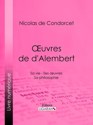 cover image of Œuvres de d'Alembert